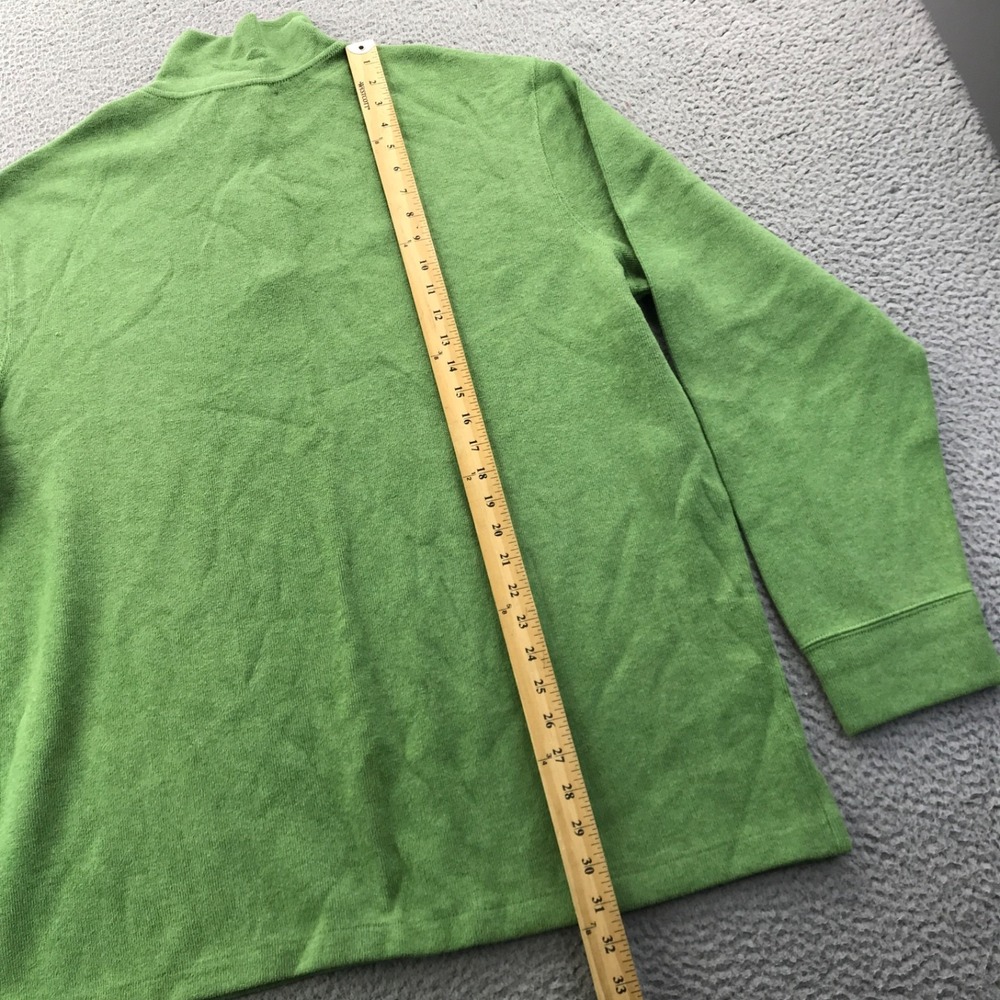 Polo Ralph Lauren Sweater Mens 2XL Green 1/4 Zip Mock Neck Pullover Preppy NEW - Picture 6 of 13